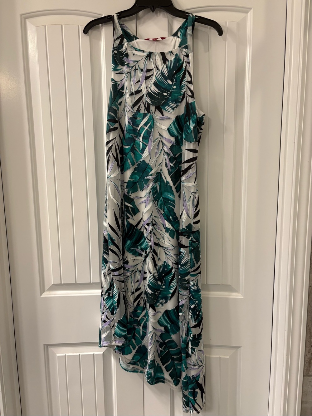 Tropical Print High-low Dress